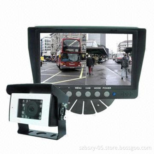 Night vision rear view system for buses backup